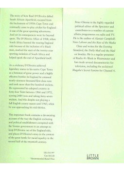OBORNE, PETER - Basil D'Oliveira - Cricket and Conspiracy: The Untold Story, null 0 antikvár könyv