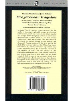 MIDDLETON - WEBSTER - Five Jacobean Tragedies - The Revenger's Tragedy, The White Devil, The Duchess of Malfi, The Changeling, Women Beware Women, null 0 antikvár könyv