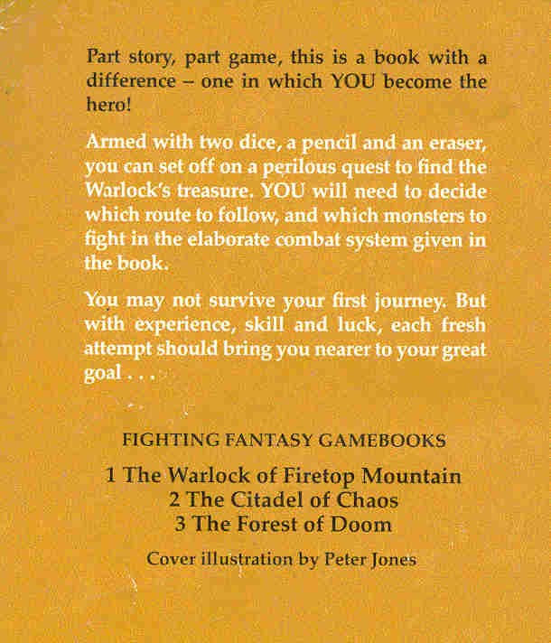 Jackson, Steve,Ian Livingstone - The Warlock of Firetop Mountain