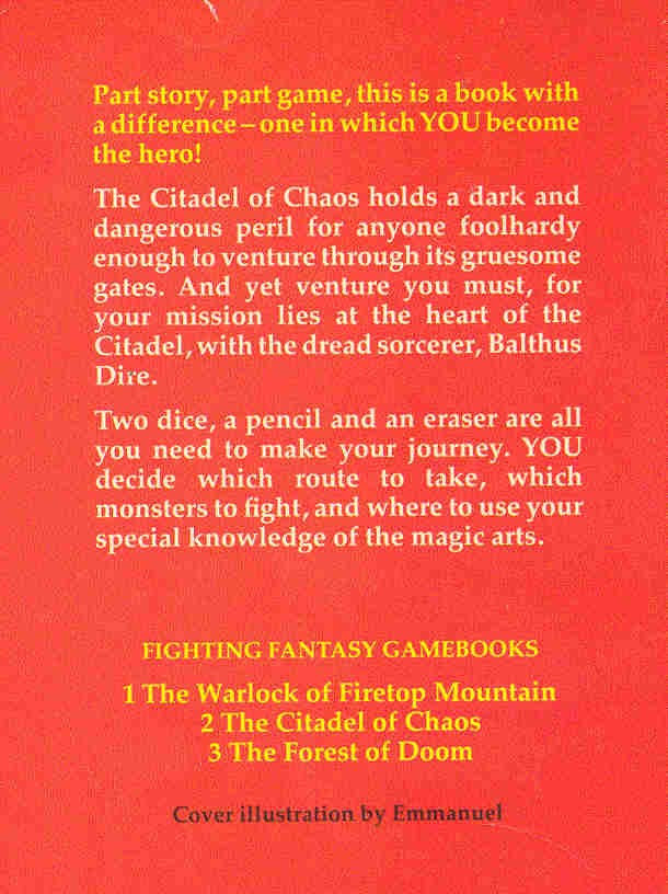 Jackson, Steve - The Citadel of Chaos