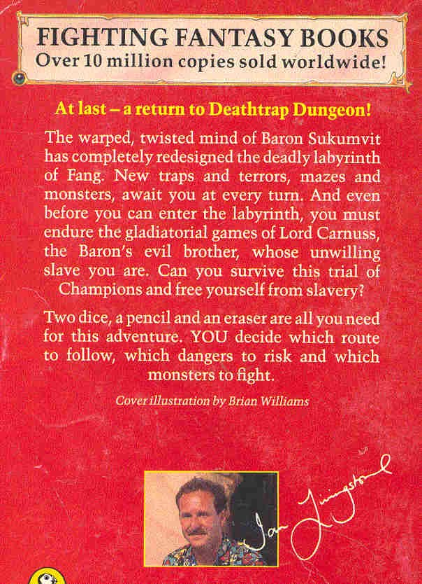 Livingstone, Ian - Trial of Champions