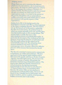 PETTIT, PHILIP - Judging Justice - An Introduction to Contemporary Political Philosophy, null 1980 antikvár könyv