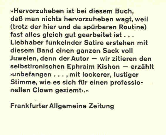 Ephraim Kishon - Salomos Urteil - zweite Instanz