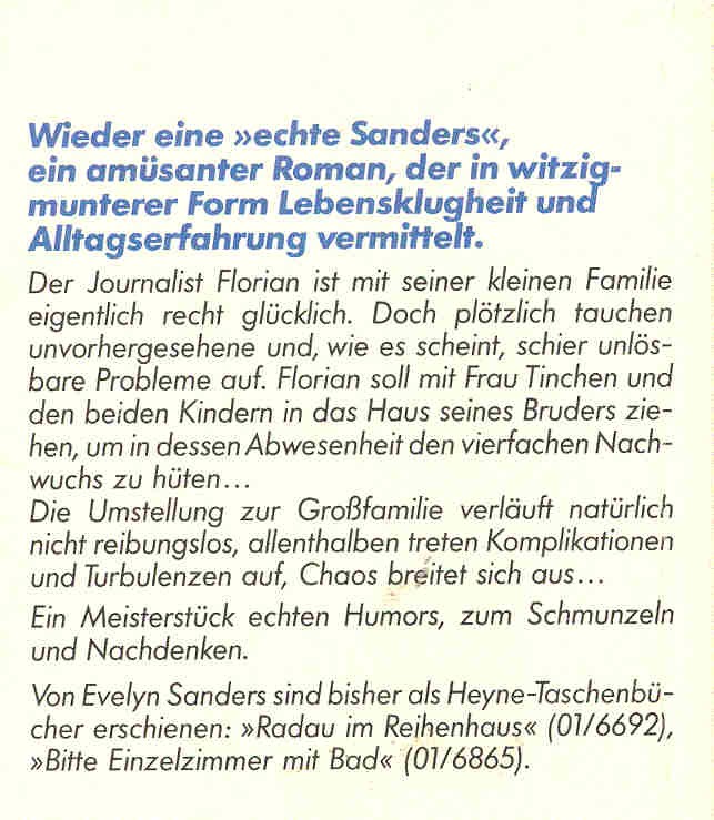 SANDERS, EVELYN - Das mach' ich doch mit links