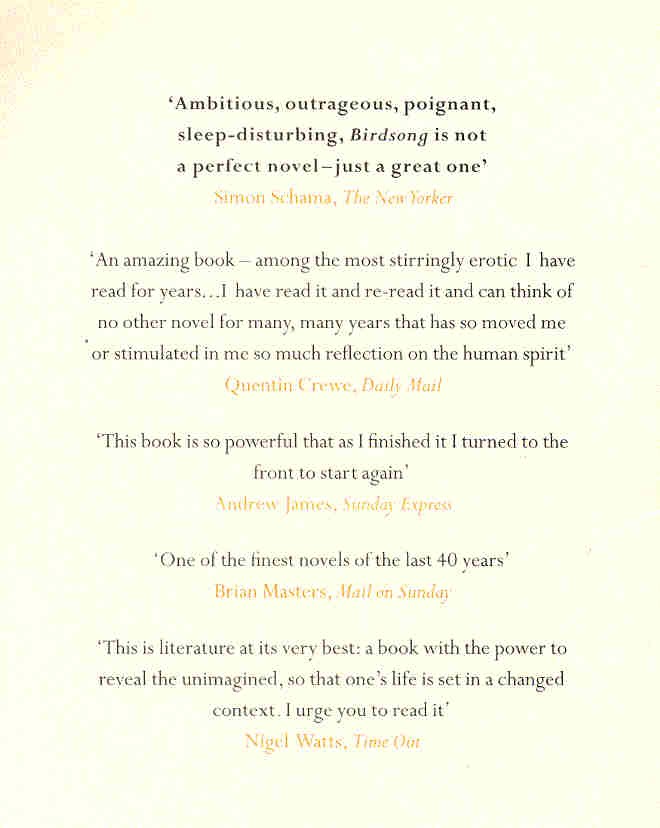 Sebastian Faulks - Birdsong
