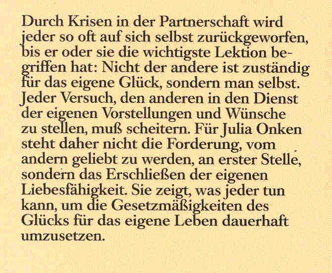 ONKEN, JULIA - Geliehenes Glück