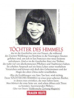 Tan, Amy - Töchter des Himmels Tan, Amy - Töchter des Himmels, null 1992 antikvár könyv