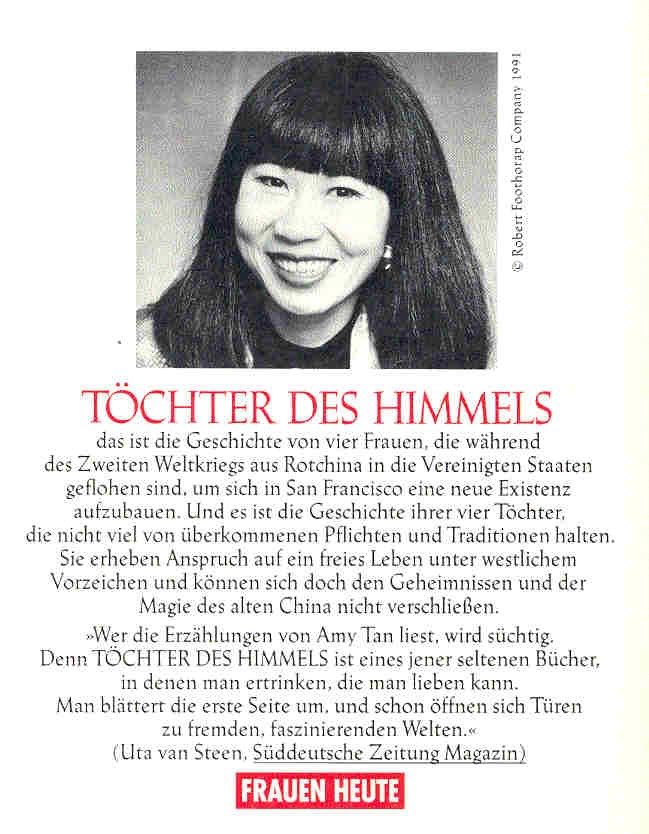 Tan, Amy - Töchter des Himmels