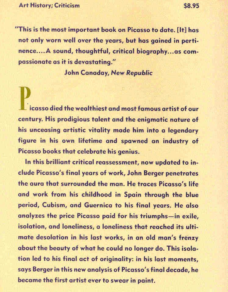 Berger, John - The Success and Failure of Picasso