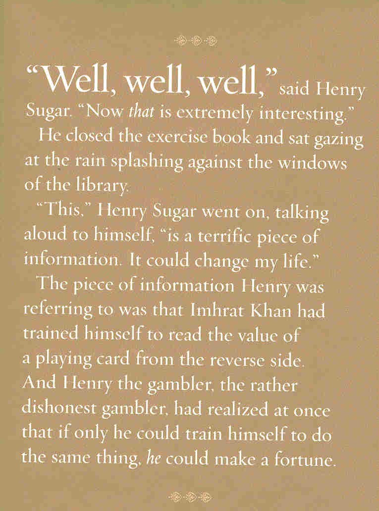 Roald Dahl - The Wonderful Story of Henry Sugar and Six More