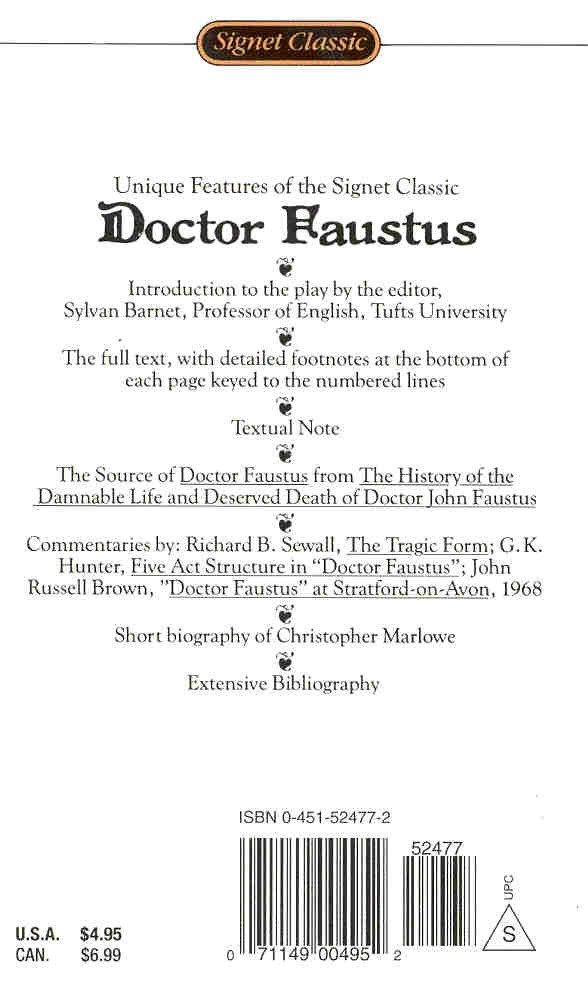 Marlowe, Christopher - Doctor Faustus