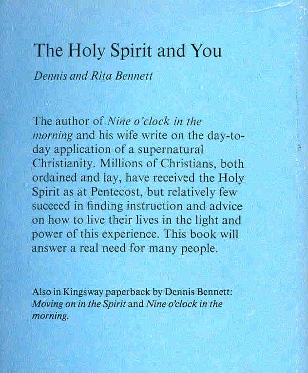 BENNETT, DENNIS AND RITA - The Holy Spirit and You