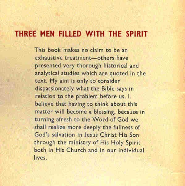 GRIFFITHS, MICHAEL - Three Men Filled with the Spirit