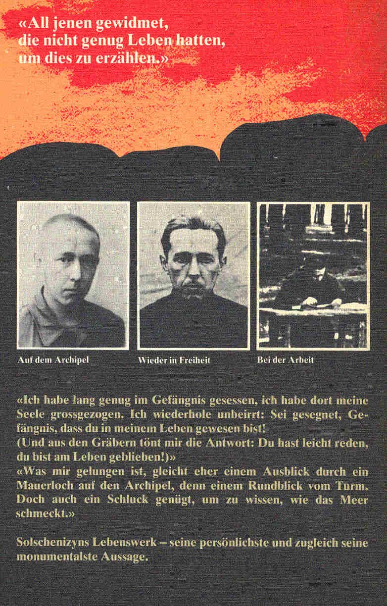 Solschenizyn, Alexander - Der Archipel Gulag - Folgeband: Arbeit und Ausrottung, Seele und sTacheldraht