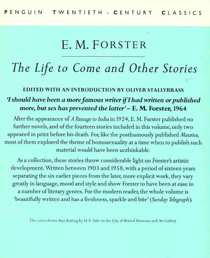 FORSTER, E.M. - The Life to Come and Other Stories