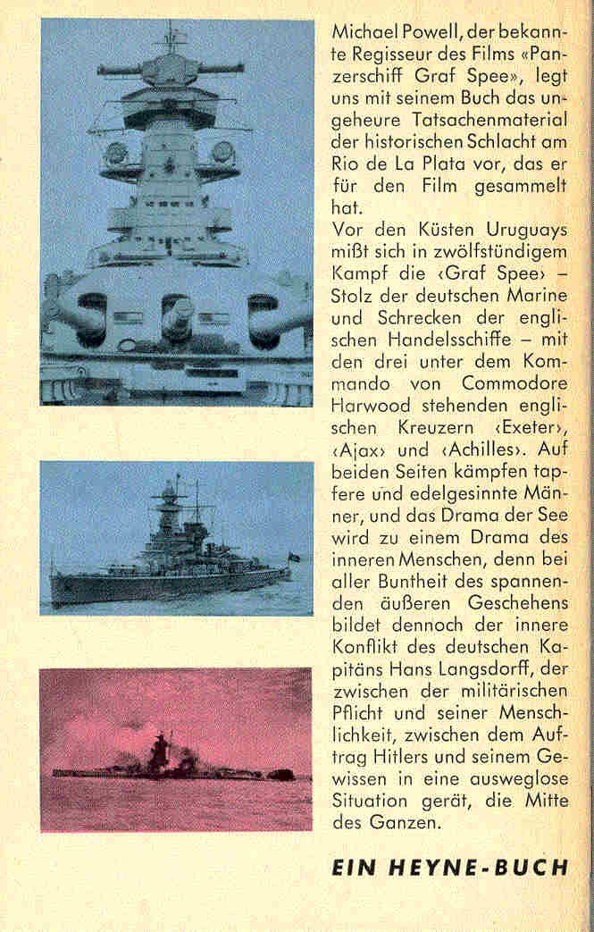 POWELL, MICHAEL - Die Schicksalsfahrt der Graf Spee