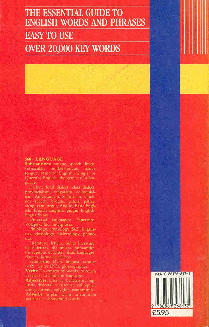 Roget, John Lewis,Roget, Samuel Romilly - Roget's Thesaurus
