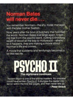 Bloch, Robert - Psycho II. Bloch, Robert - Psycho II., null 1982 antikvár könyv