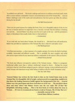 PALMER, GENERAL BRUCE - The 25-Year War: America's Military Role in Vietnam, null 1985 antikvár könyv