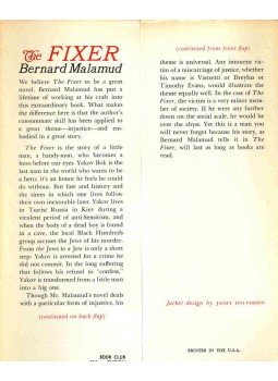 Bernard Malamud - The Fixer Bernard Malamud - The Fixer, null 1966 antikvár könyv
