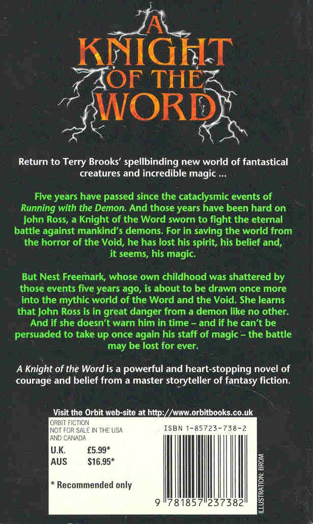 Brooks, Terry - A Knight of the Word