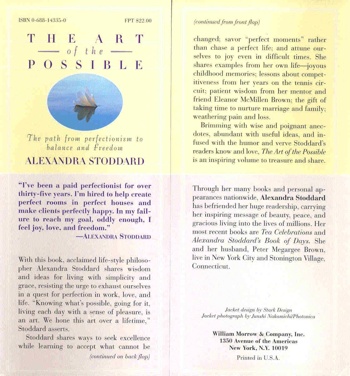 STODDARD, ALEXANDRA - The Art of the Possible