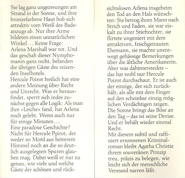 Agatha Christie - Das Böse unter der Sonne