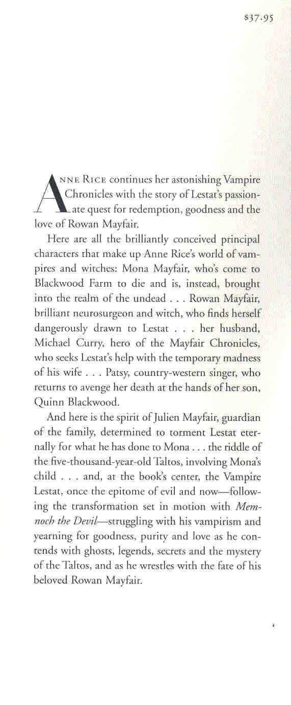 Anne Rice - Blood Canticle