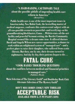 Robin Cook - Fatal Cure Robin Cook - Fatal Cure, null 1995 antikvár könyv