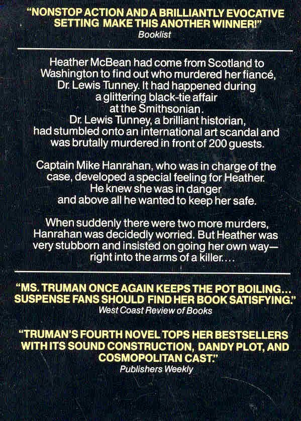 Truman, Margaret - Murder in the Smithonian