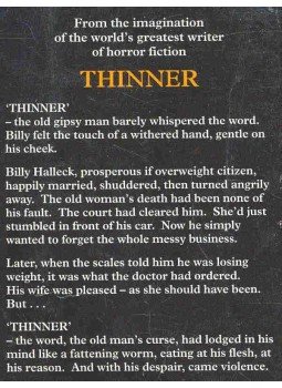 Stephen King, Bachman, Richard - Thinner Stephen King, Bachman, Richard - Thinner, null 1985 antikvár könyv