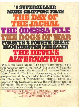 Frederick Forsyth - The Devil's Alternative Frederick Forsyth - The Devil's Alternative, 1981 antikvár könyv