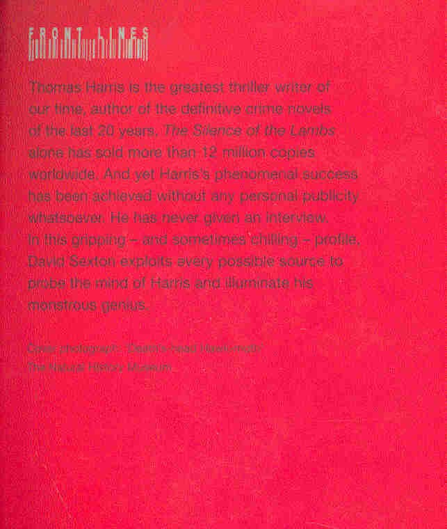 SEXTON, DAVID - The Strange World of Thomas Harris