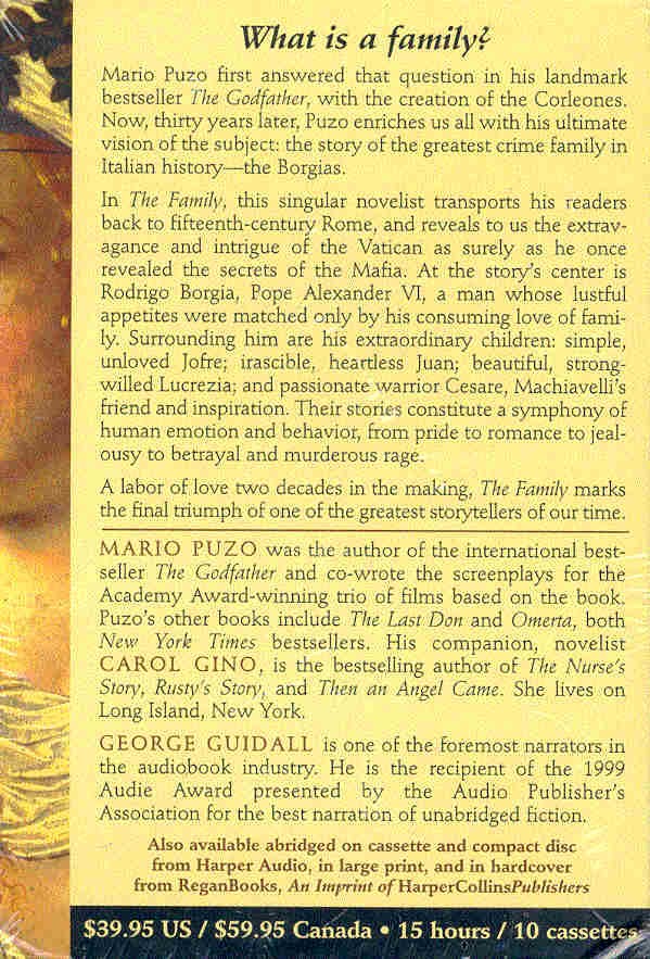 Puzo, Mario - The Family