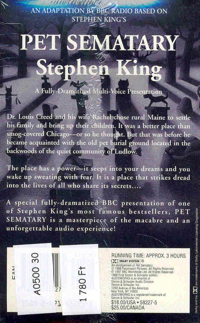 Stephen King - Pet Sematary