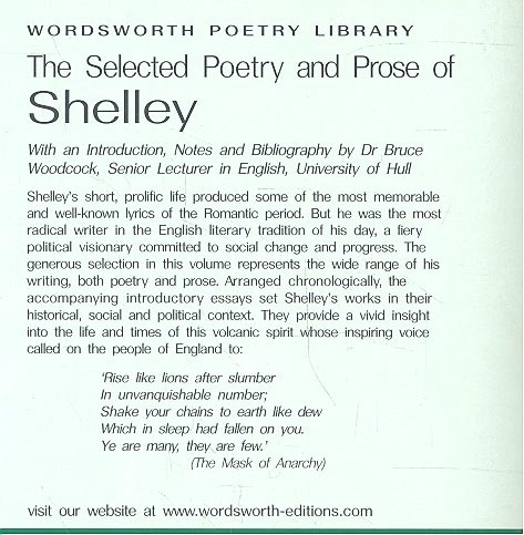  Percy Bysshe Shelley  - Selected Poetry and Prose of Shelley