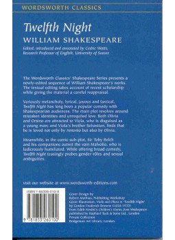 William Shakespeare - Twelfth Night William Shakespeare - Twelfth Night, 2001 antikvár könyv