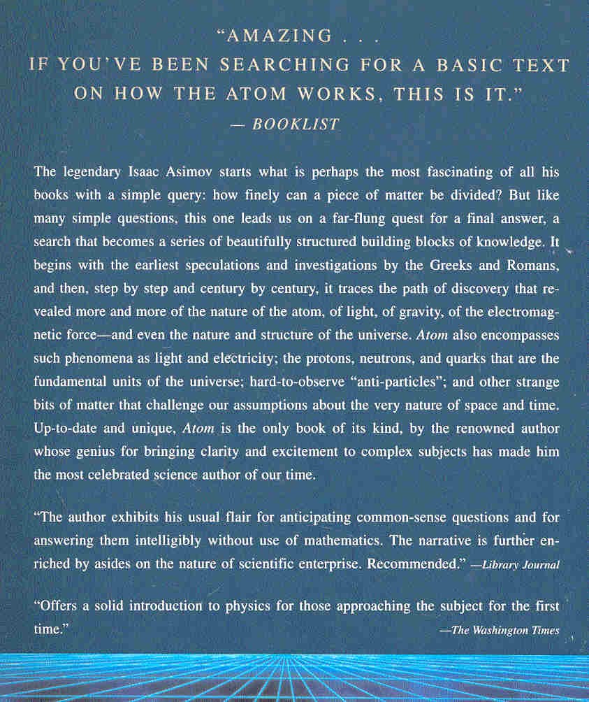Isaac Asimov - Atom - Journey Across the Subatomic Cosmos