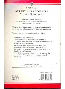 William Shakespeare - Antony and Cleopatra William Shakespeare - Antony and Cleopatra, 1993 antikvár könyv