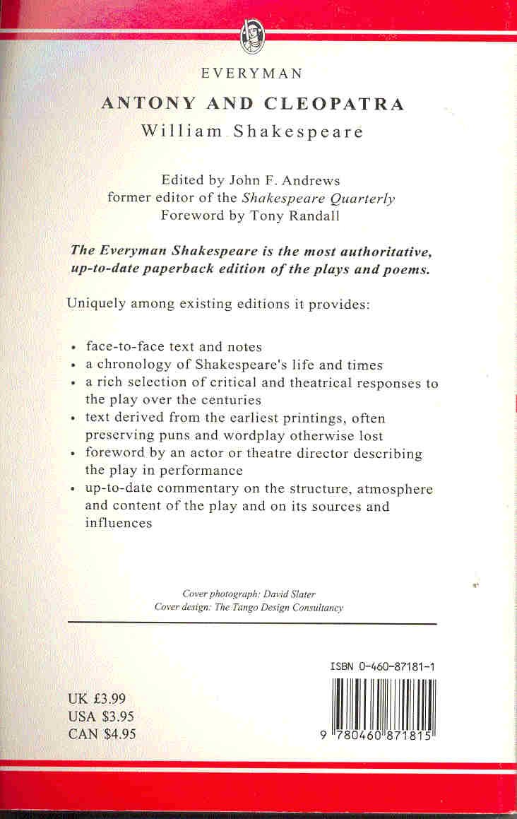 William Shakespeare - Antony and Cleopatra