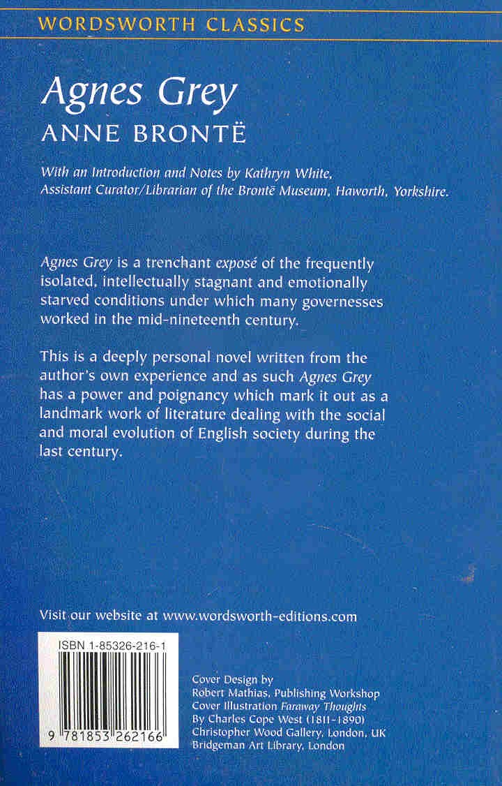 Anne Brontë - Agnes Grey