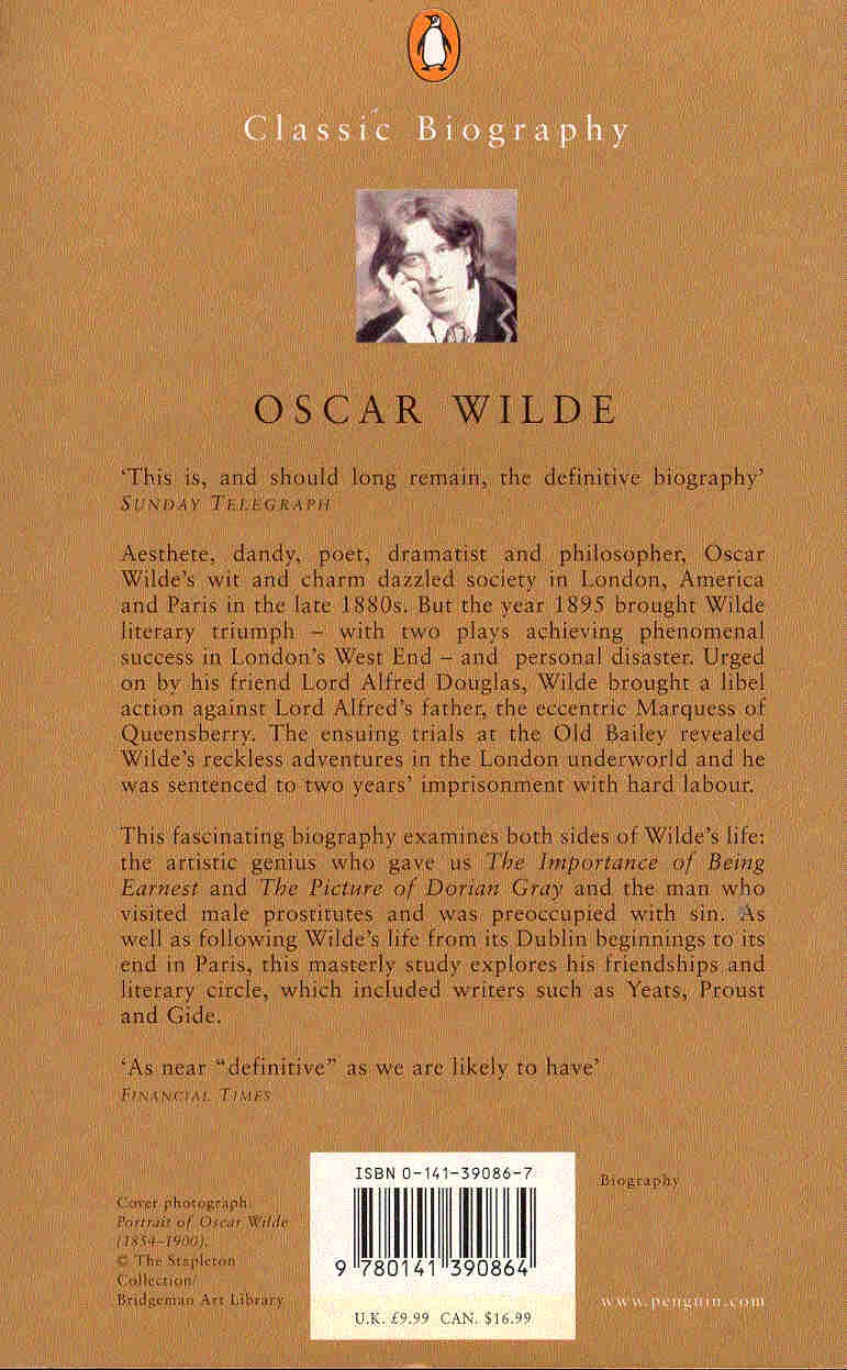 H.MONTGOMERY HYDE - Oscar Wilde - A Biography