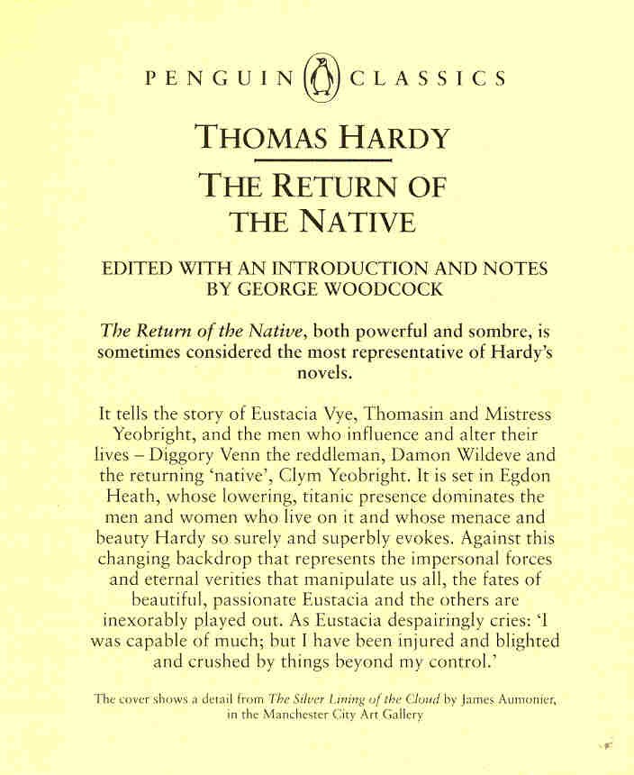 Thomas Hardy - The Return of the Native
