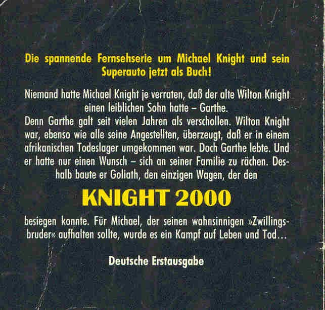 LARSON, GLEN A. - HILL, ROGER - Knight Rider - David gegen Goliath (Eredeti cím: Goliath)