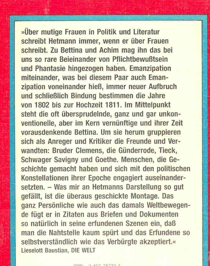 HETMANN, FREDERIK - Bettina und Achim - Die Geschichte einer Liebe