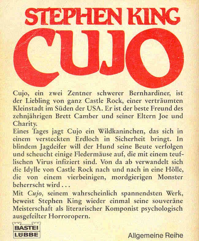 Stephen King - Cujo