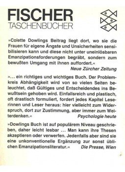 DOWLING, COLETTE - Der Cinderella Komplex - Die heimliche Angst der Frauen vor der Unaghängigkeit, null 1989 antikvár könyv