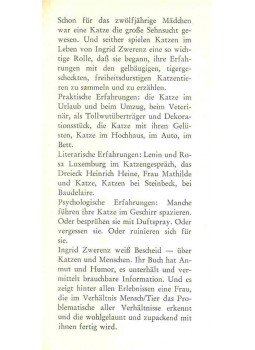 ZWERENZ, INGRID - Von Katzen und Menschen - Erfahrungen ZWERENZ, INGRID - Von Katzen und Menschen - Erfahrungen, null 1974 antikvár könyv