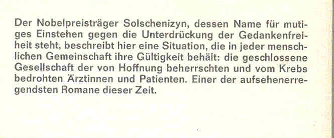 Solschenizyn, Alexander - Krebsstation II. kötet