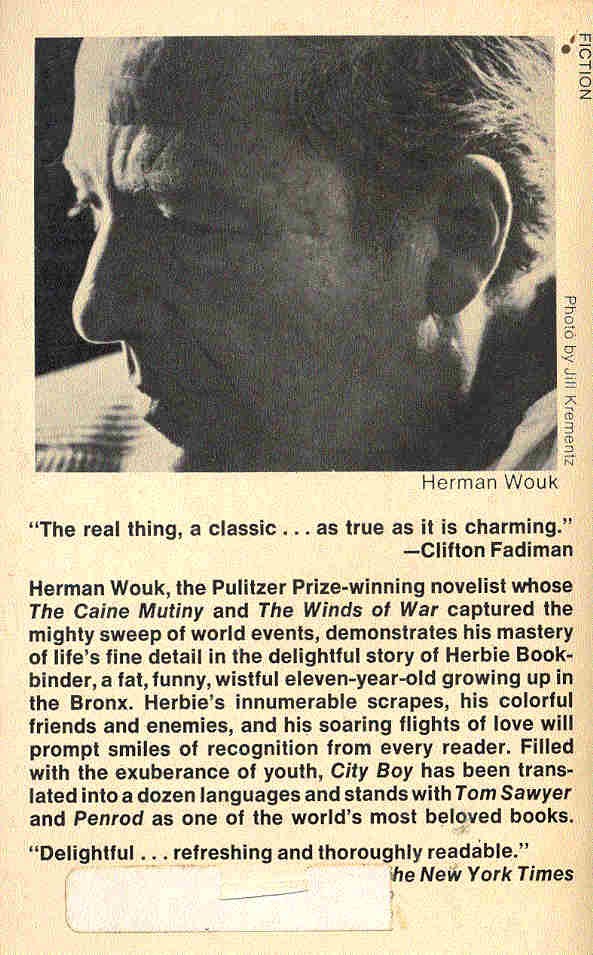 Herman Wouk - City Boy